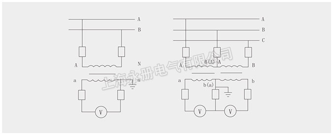 JDZ-3、6、10電壓互感器的接線圖