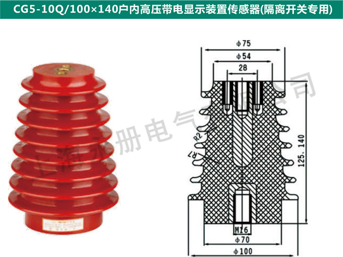 CG5-10Q/100x140戶內(nèi)高壓電信顯示裝置傳感器